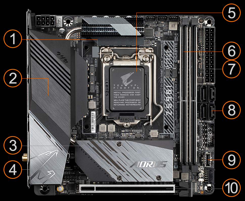 gigabyte ultra durable motherboard cpu cooler compatibility